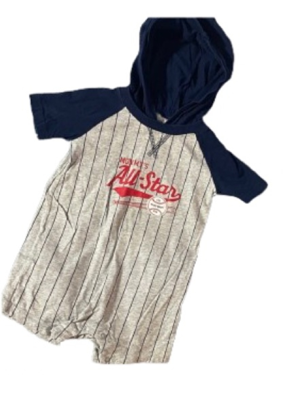 🦚3/$15🦚Carter's Baby Boy Hooded Romper Size 24 Month